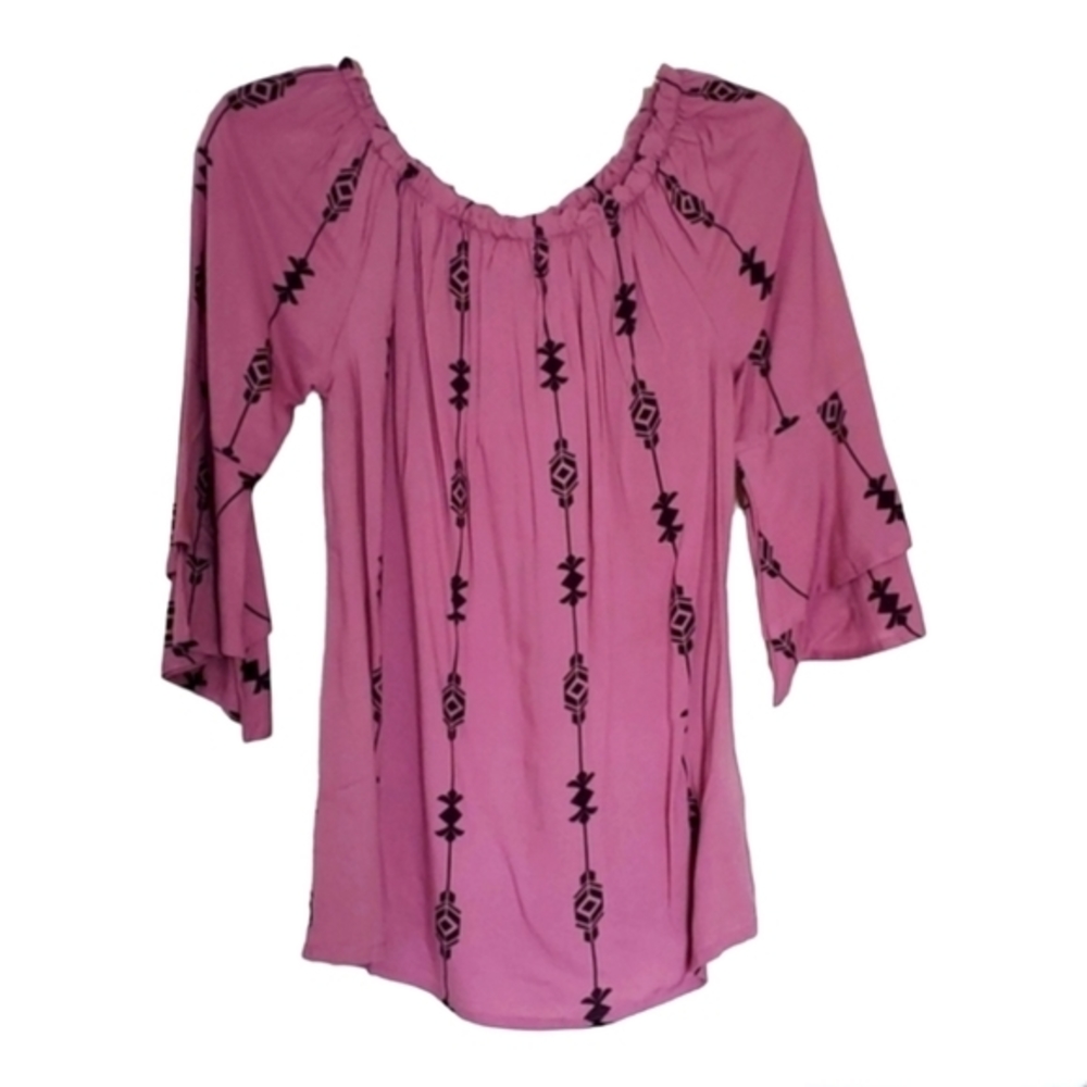 Lascana Venus light‎ purple boho shirt